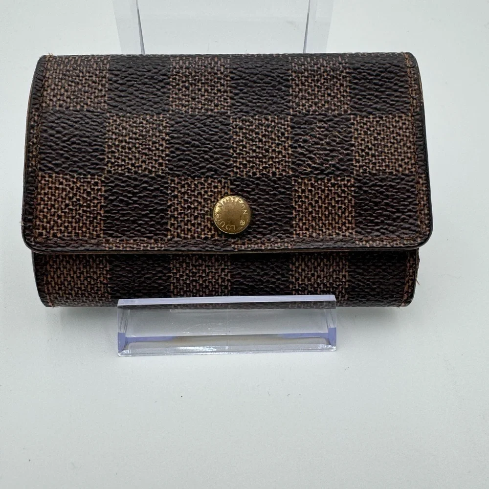 Louis Vuitton Key Case Damier Multicle 6 Hooks Ebene Men's Women's